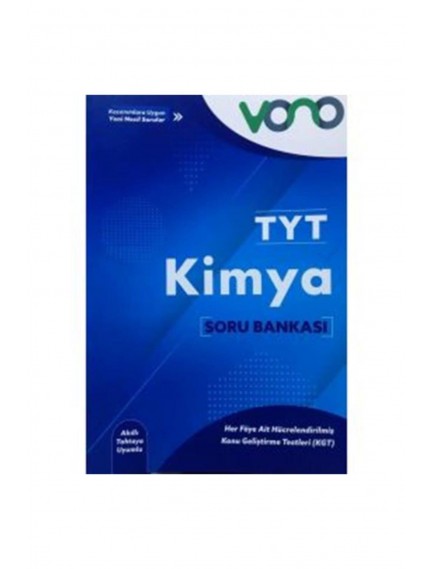 Vono Yayınları Tyt Kimya Soru Bankası