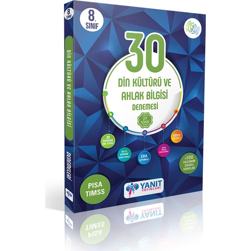Yanıt Yayınları 8. Sınıf Din Kültürü Ve Ahlak Bilgisi Çözümlü 30 Deneme