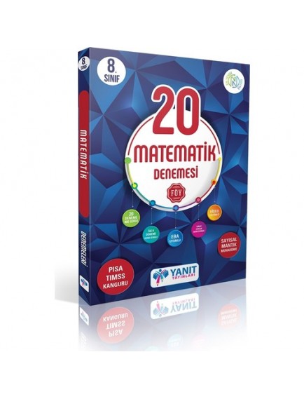 Yanıt Yayınları 8. Sınıf 20 Matematik Denemesi