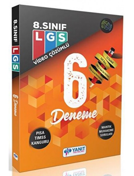 Yanıt Yayınları 8. Sınıf Lgs Video Çözümlü 6 Fasikül Deneme