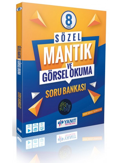 Yanıt Yayınları 8. Sınıf Sözel Mantık Ve Görsel Okuma Soru Bankası 