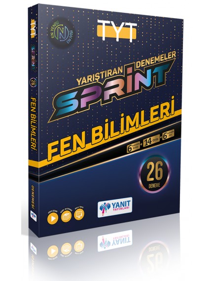 Yanıt Yayınları Tyt Fen Bilimleri 26 Lı Yarıştıran Sprit Deneme