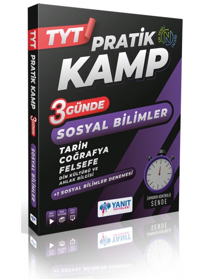 Yanıt Yayınları Tyt Sosyal Bilimleri Pratik Kamp Kitabı 