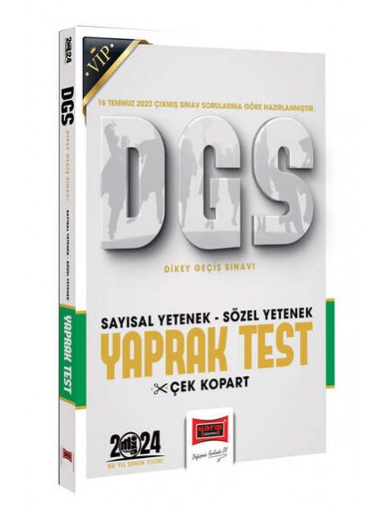Yargı Yayınları Dgs Sözel Sayısal Bölüm Yaprak Test 