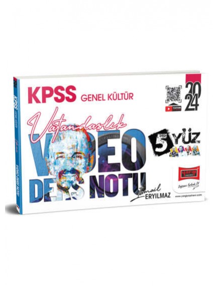 Yargı Yayınları Kpss Genel Kültür 5Yüz Vatandaşlık Video Ders Notları 