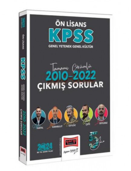 Yargı Yayınları Kpss Genel Yetenek Ön Lisans Tamamı Çözümlü 2010-2022 Çıkmış Sorular 