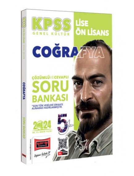 Yargı Yayınları Kpss Lise Ön Lisans 5Yüz Coğrafya Tamamı Çözümlü Soru Bankası 