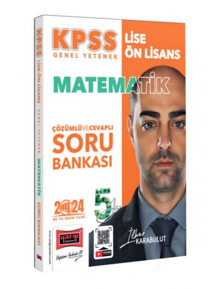 Yargı Yayınları Kpss Lise Ön Lisans 5Yüz Ekibi Matematik Tamamı Çözümlü Soru Bankası 