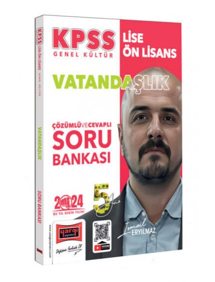 Yargı Yayınları Kpss Lise Ön Lisans 5Yüz Vatandaşlık Tamamı Çözümlü Soru Bankası 