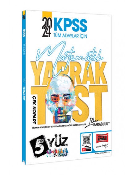 Yargı Yayınları Kpss Matematik Tüm Adaylar İçin 5Yüz Çek Kopart Yaprak Test 