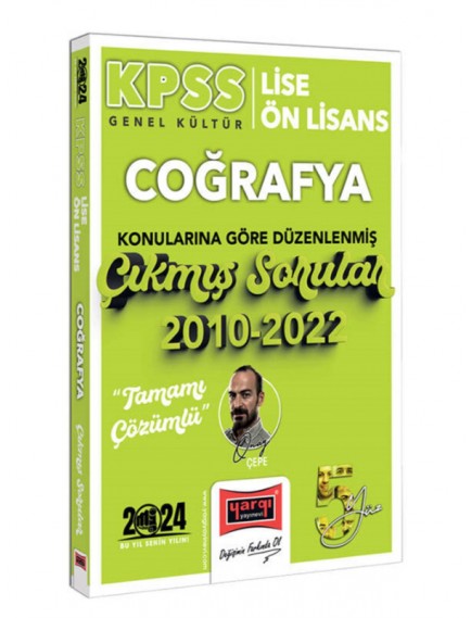 Yargı Yayınları Kpss Önlisans Genel Kültür Coğrafya Çıkmış Sorular 10-22 Soru Bankası