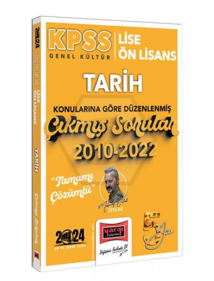Yargı Yayınları Kpss Önlisans Genel Kültür Tarih Çıkmış Sorular 10-22 Soru Bankası