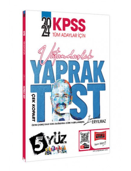 Yargı Yayınları Kpss Vatandaşlık Tüm Adaylar İçin 5Yüz Çek Kopart Yaprak Test 