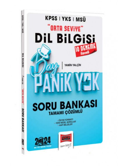 Yargı Yayınları Kpss Yks Msü Bay Panik Yok Dil Bilgisi Orta Seviye Tamamı Çözümlü Soru Bankası 