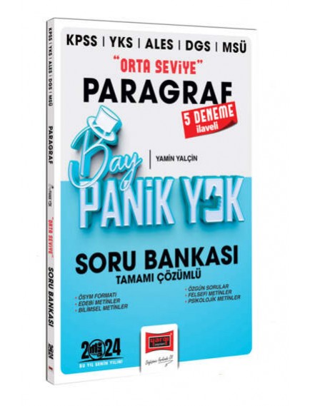 Yargı Yayınları Kpss Yks Msü Bay Panik Yok Paragraf Orta Seviye Tamamı Çözümlü Soru Bankası 