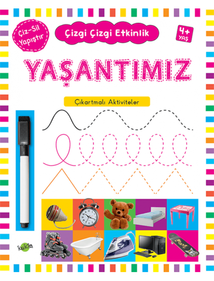 Yaşantımız / Çıkartmalı Aktiviteler 4+ Yaş - Kolektif - Kukla Yayınları