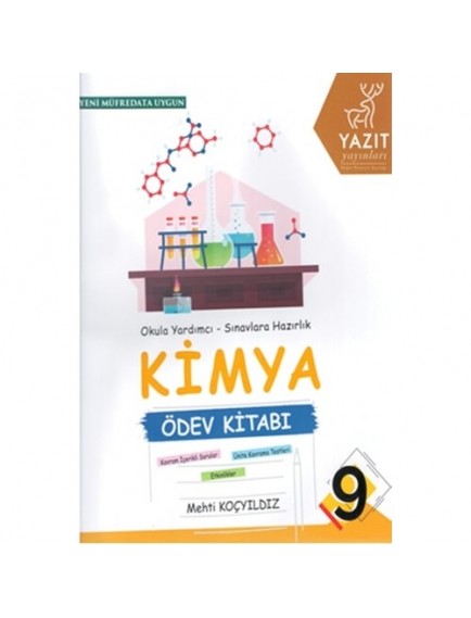 Yazıt Yayınları 9. Sınıf Kimya Ödev Kitabı
