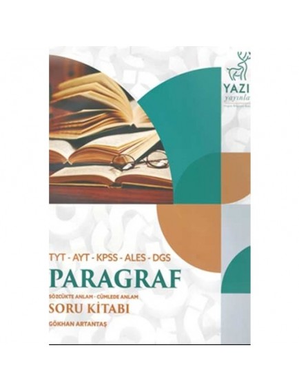 Yazıt Yayınları Tyt-Ayt-Kpss-Ales-Dgs Paragraf Soru Kitabı