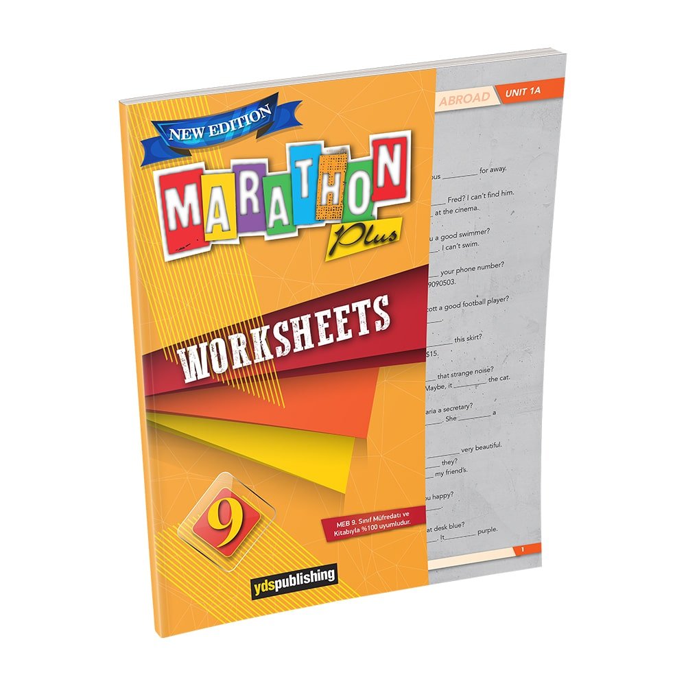 Yds Publishing 9. Sınıf İngilizce Marathon Plus Worksheets