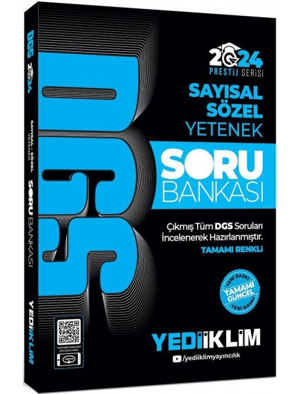 Yediiklim Yayınları Dgs Sayısal Sözel Yetenek Soru Bankası 