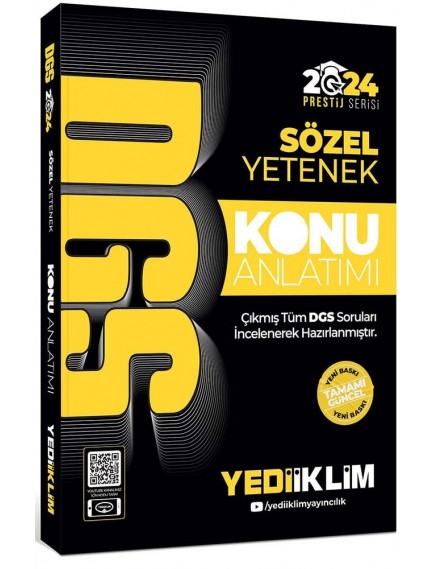 Yediiklim Yayınları Dgs Sözel Yetenek Konu Anlatımı 