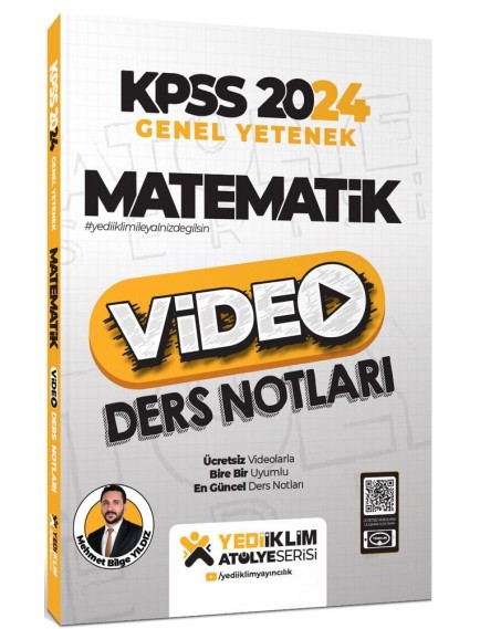Yediiklim Yayınları Kpss Atölye Serisi Matematik Video Ders Notları 