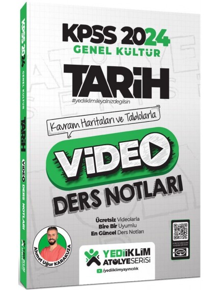 Yediiklim Yayınları Kpss Atölye Serisi Tarih Video Ders Notları 