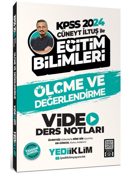 Yediiklim Yayınları Kpss Ölçme Ve Değerlendirme Cüneyt İltuş İle Video Ders Notları 