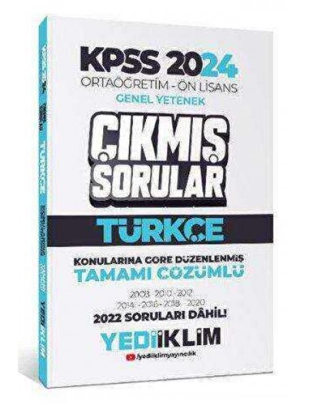 Yediiklim Yayınları Kpss Önlisans Türkçe Çıkmış Sorular 