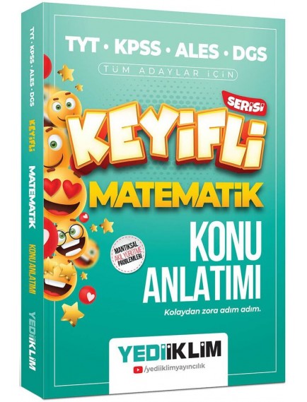 Yediiklim Yayınları Tyt-Kpss-Ales-Dgs Keyifli Matematik Konu Anlatımı