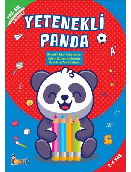 Yetenekli Panda / Yaz Sil Kalemli - Kolektif - Bıcırık Yayınları