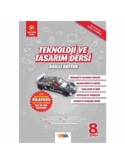 Yetsis Yayınları 8. Sınıf Teknoloji ve Tasarım Dersi Akıllı Defter