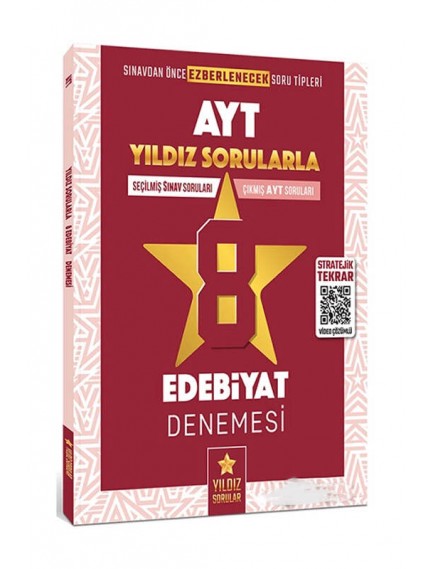 Yıldız Sorular Yayınları Ayt Edebiyat Video Çözümlü 8 Deneme