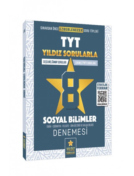 Yıldız Sorular Yayınları Tyt Sosyal Bilimler Video Çözümlü 8 Deneme