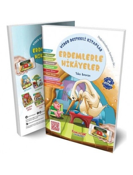 Erdemlerle Hikayeler (10 Kitap) - Tuba Bozcan - Yumurcak Yayınları