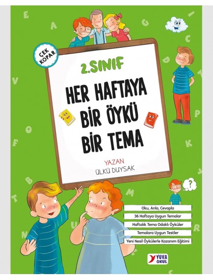 Yuva Yayınları 2. Sınıf Her Haftaya Bir Öykü Bir Tema 10Kitap