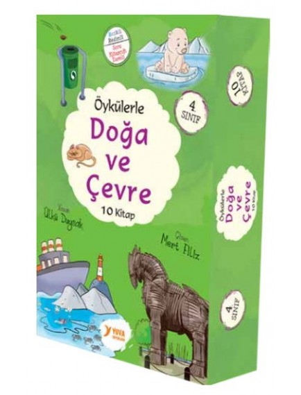 Doğa ve Çevre Serisi 4. Sınıf (10 Kitap) - Ülkü Duysak - Yuva Yayınları