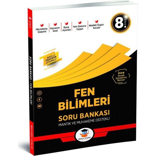 Zeka Küpü Yayınları 8. Sınıf Fen Bilimleri Soru Bankası (23)