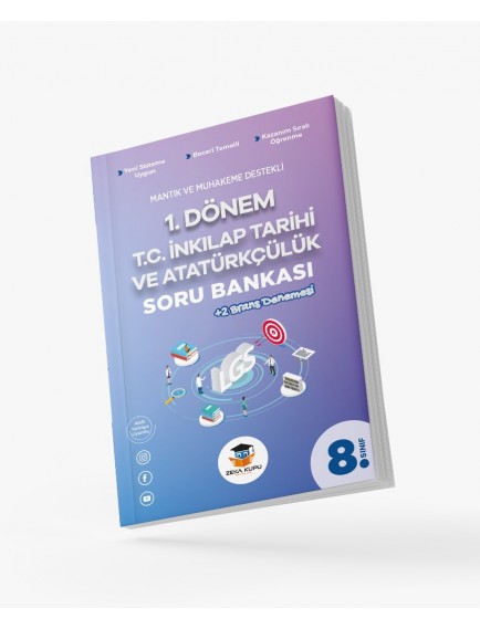 Zeka Küpü Yayınları 8.Sınıf İnkılap Tarihi 1.Dönem Soru Bankası 