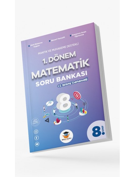 Zeka Küpü Yayınları 8.Sınıf Matematik 1.Dönem Soru Bankası 