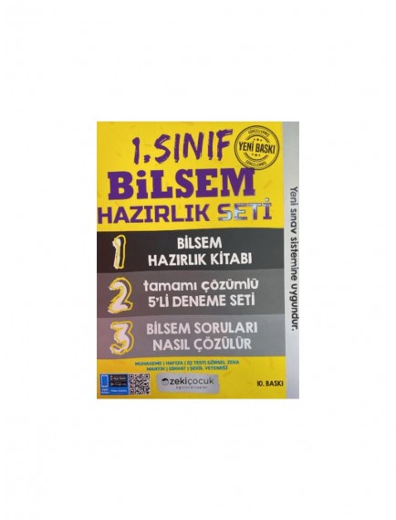 Zeki Çocuk Yayınları 1. Sınıf Bilsem Hazırlık Seti