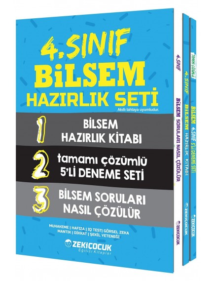 Zeki Çocuk Yayınları 4.Sınıf Bilsem Hazırlık Seti 